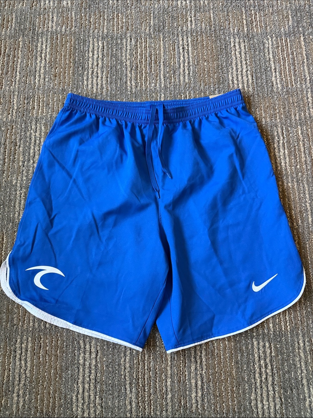 NWT Nike Royal Blue Athletic Shorts with White Trim
